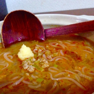 しらたきのヘルシー味噌ラーメン♪